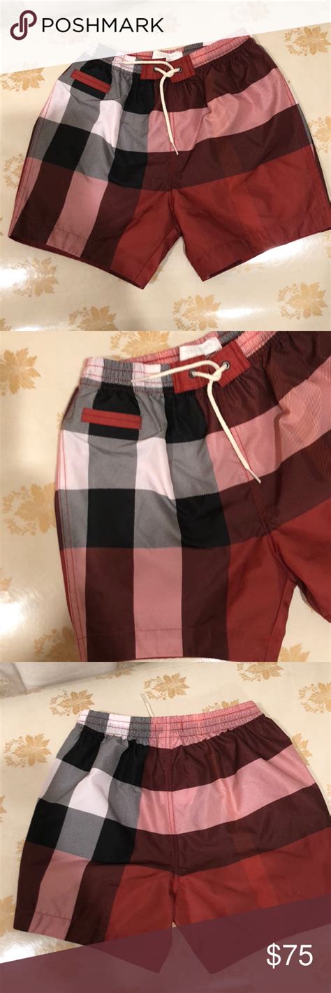 infant burberry shorts